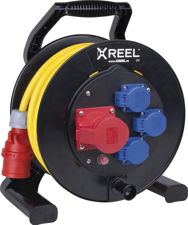 PCE Kabeltrommel XREEL 310 5G2.5N07 Länge 25 m IP54 (25 m, 12.50 mm²)