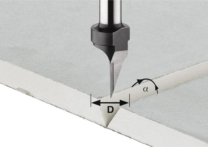 Produktbild Festool Gipskartonfräser HW S8 D12,5/45°