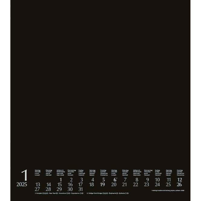 Produktbild Bastelkalender (21.5 x 24 cm)