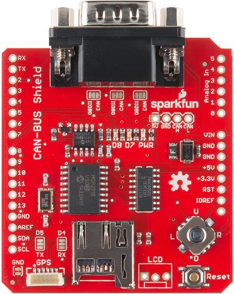 Produktbild SparkFun CAN-BUS Shield inkl. Headers (Shield)
