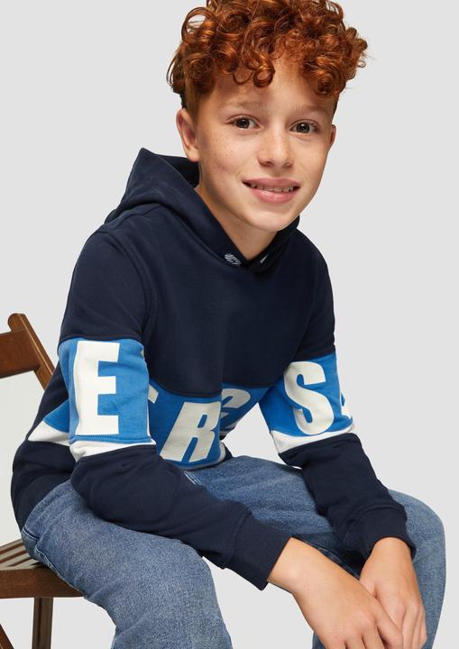 Produktbild s.Oliver Sweatshirt Sweatshirt mit Schriftprint (S)