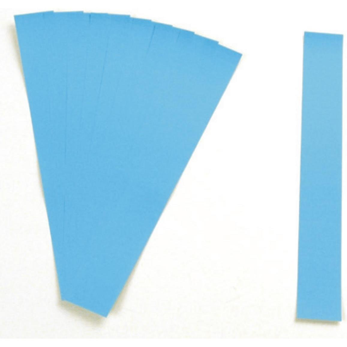 Ultradex, Kartenaufbewahrung, Einsteckkarten für 9,5mm Einsteckschiene 40x7,5mm VE=420 Stück blau