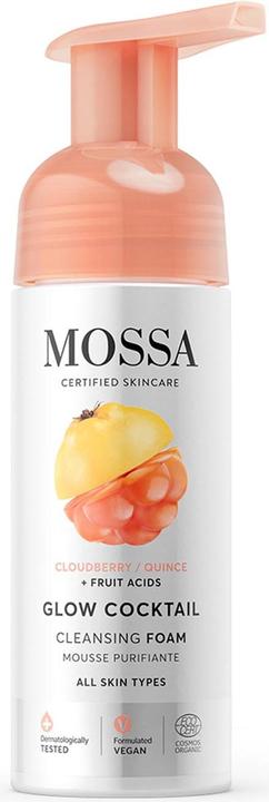 Actual product image Mossa Glow Cocktail Purple Cleansing Foam 150ml (Cleansing Foam, 150 ml)
