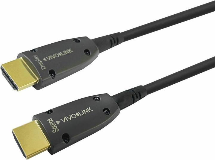 Productafbeelding Vivolink Gepantserde OPTISCHE HDMI 4K KABEL (15 m, HDMI, 2.0)
