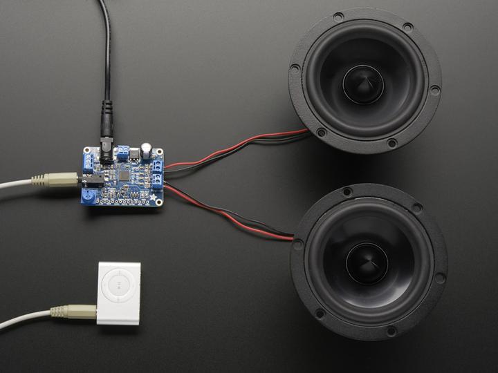Produktbild Adafruit Stereo Class D Audio Amplifier MAX9744 (Erweiterung)