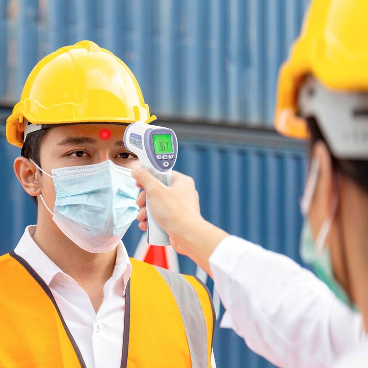 Produktbild Amasana Fieberthermometer Infrarot Stirnthermometer, kontaktlos mit Digital Anzeige (Stirn, Berührungslos)