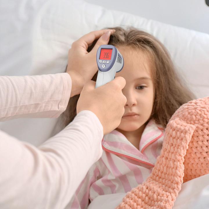 Produktbild Amasana Fieberthermometer Infrarot Stirnthermometer, kontaktlos mit Digital Anzeige (Stirn, Berührungslos)