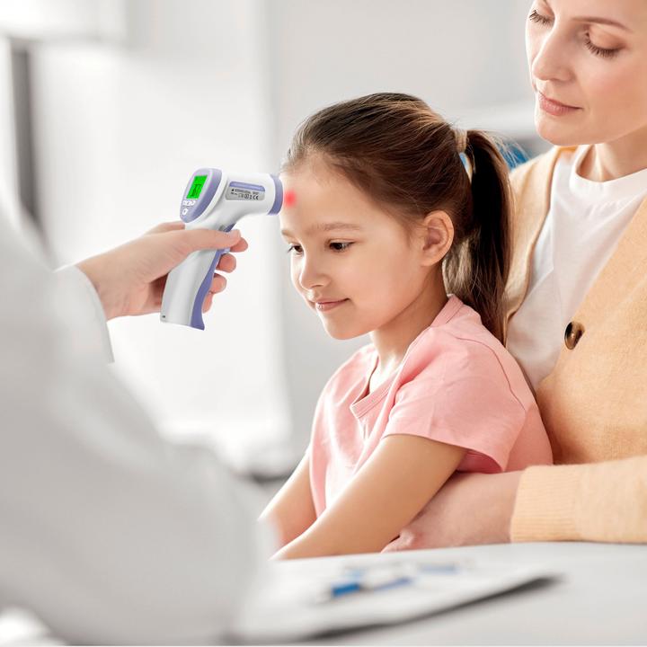 Produktbild Amasana Fieberthermometer Infrarot Stirnthermometer, kontaktlos mit Digital Anzeige (Stirn, Berührungslos)