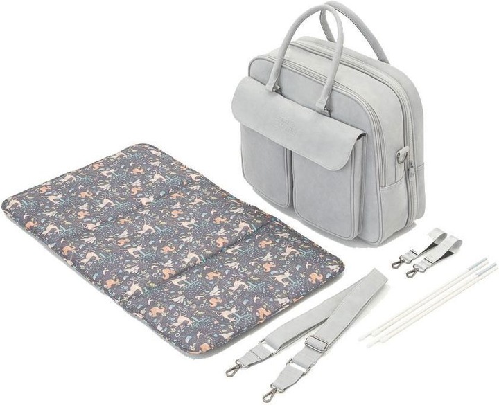 Immagine prodotto Bizzi Growin Borsa fasciatoio da viaggio POD Baby - Pelle Vegana - Grigio Sussurro