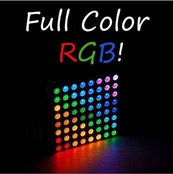 Actual product image OEM RGB 8x8 LED Matrix 6cm 6cm Common Anode