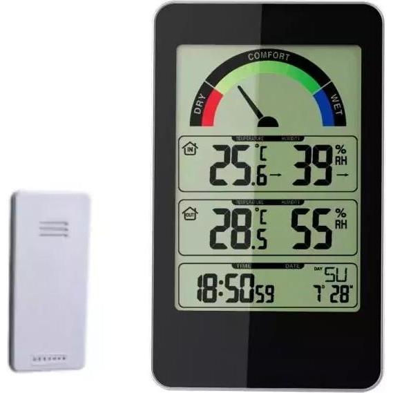 Terdens Termometr Elektroniczny Zew./Wew., Thermometer + Hygrometer