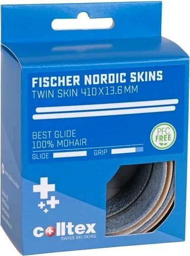 Colltex Peau de ski Fischer Nordic Twin410 x 136 mm, Best Glide, 100% mohair