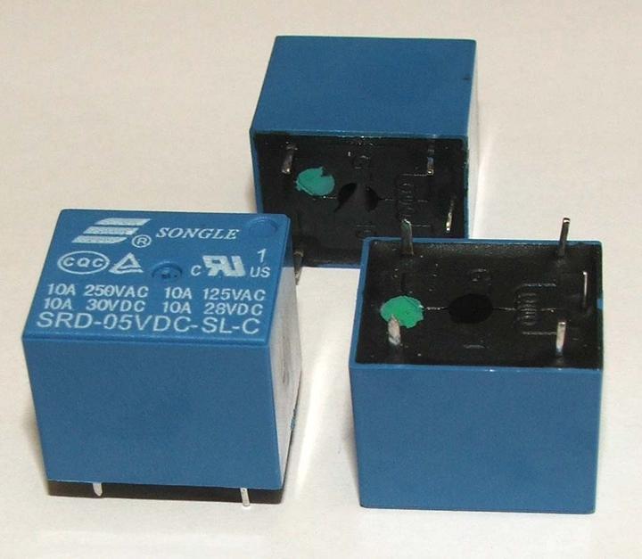 Actual product image OEM 5V DC Power Relay SONGLE SRD-5VDC-SL-C