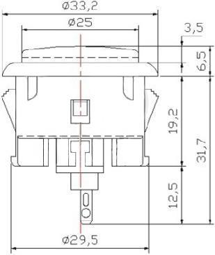Produktbild OEM Arcade Button 30mm Gelb Transparent