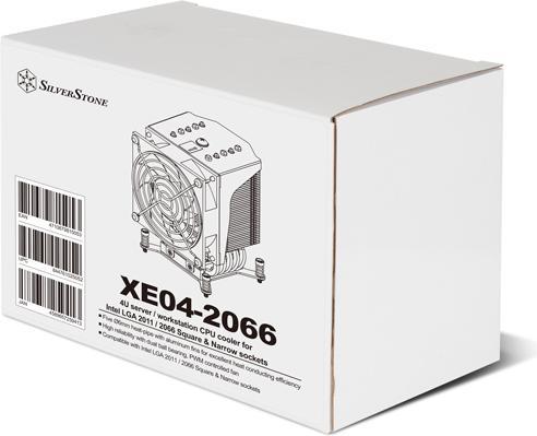 Produktbild Silverstone SST-XE04-2066 - 4 U Server CPU Cooler for 4U server Intel LGA2011/2066 Square and Narro (126 mm)