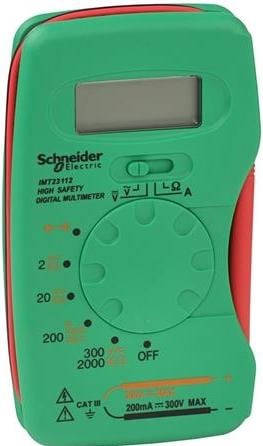 Actual product image Schneider Electric Thorsman Compact Digital Multimeter Cat III- I pose for DIY
