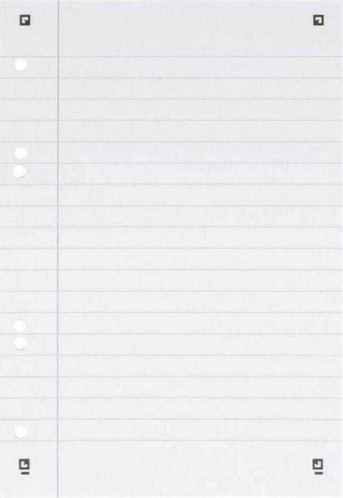 Actual product image Oxford College notebook (A5, Lined, Hardcover)