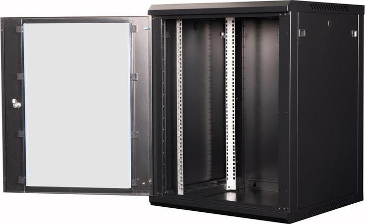 Actual product image Value 19-Zoll Wandgehäuse 15HE 600x600mm schwarz, Bausatz (15 RU, 19 inch rack)