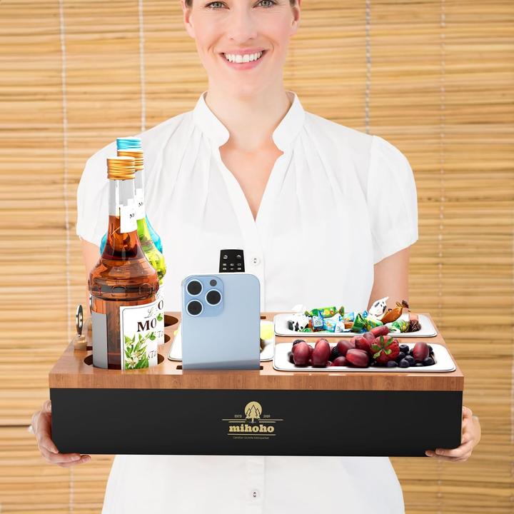 Produktbild Mihoho Sofa Organizer mit Snackschalen und Ablagen