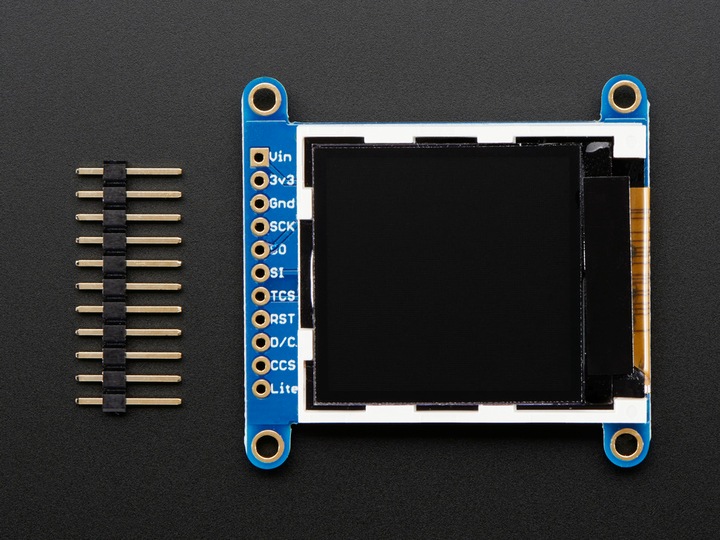 Produktbild Adafruit 1.44" Color TFT LCD Display w/MicroSD (Display)