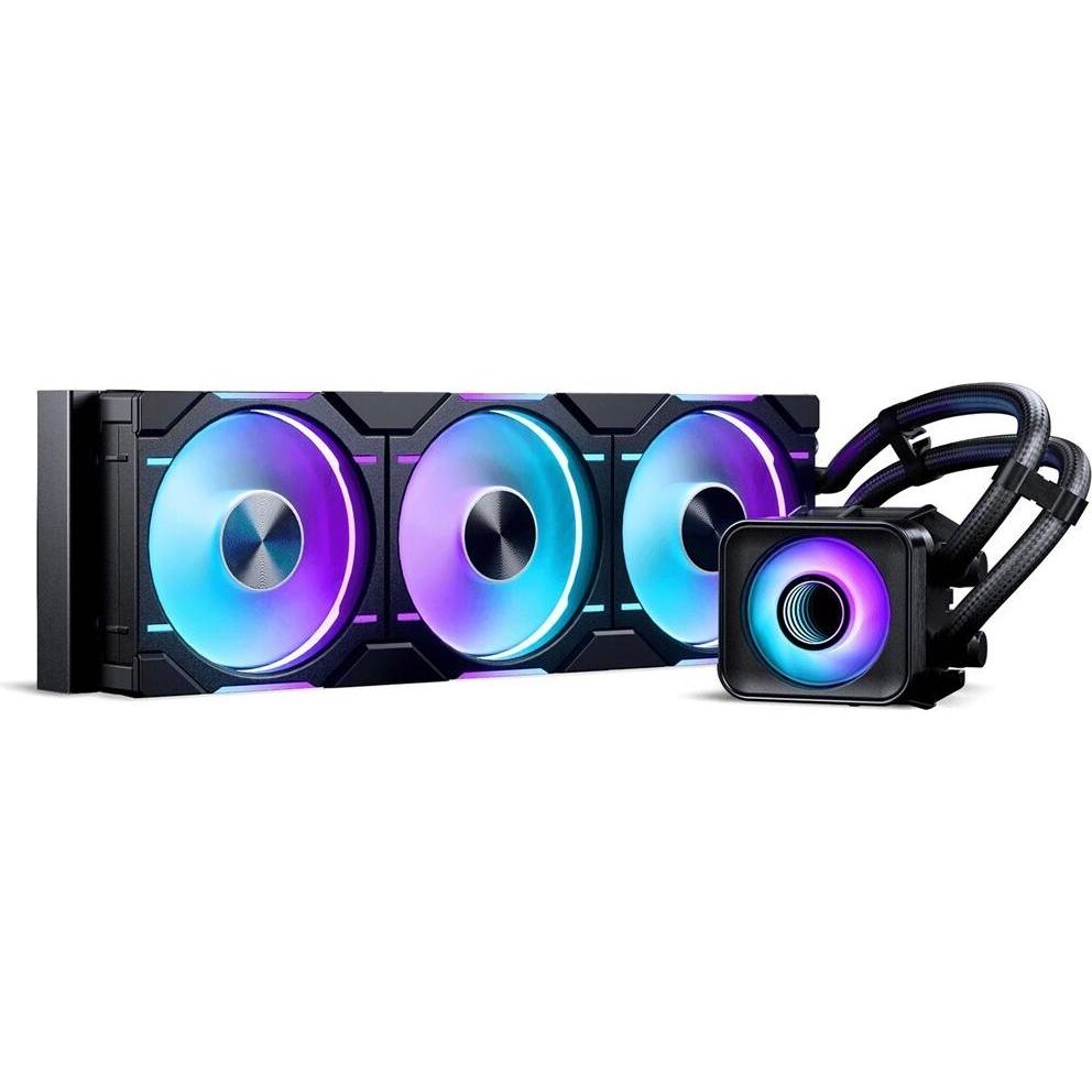 Phanteks Glacier One 360D30 X2, Raffreddamento ad acqua CPU, Nero