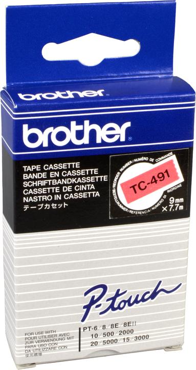 Actual product image Brother P-Touch (6 cm, Red)