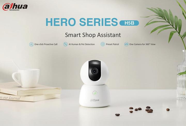 Actual product image Dahua H5B WiFi Netzwerkkamera + 64GB Micro-SD (2880 x 1620 Pixels)