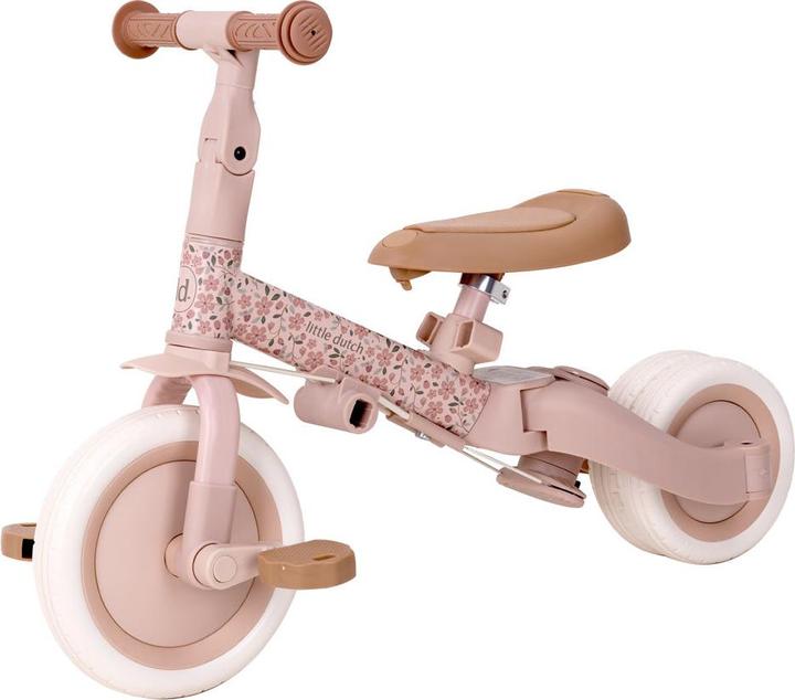 Produktbild Little Dutch Dreirad mit Griff Fairy Floral 4 in 1