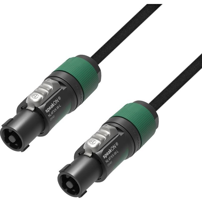 Adam Hall 5 STAR S225 SS 2000 Lautsprecher Verbindungskabel (1x NL4FX-Stecker (4-polig) - 1x NL4FX- (20 m), Audio Kabel