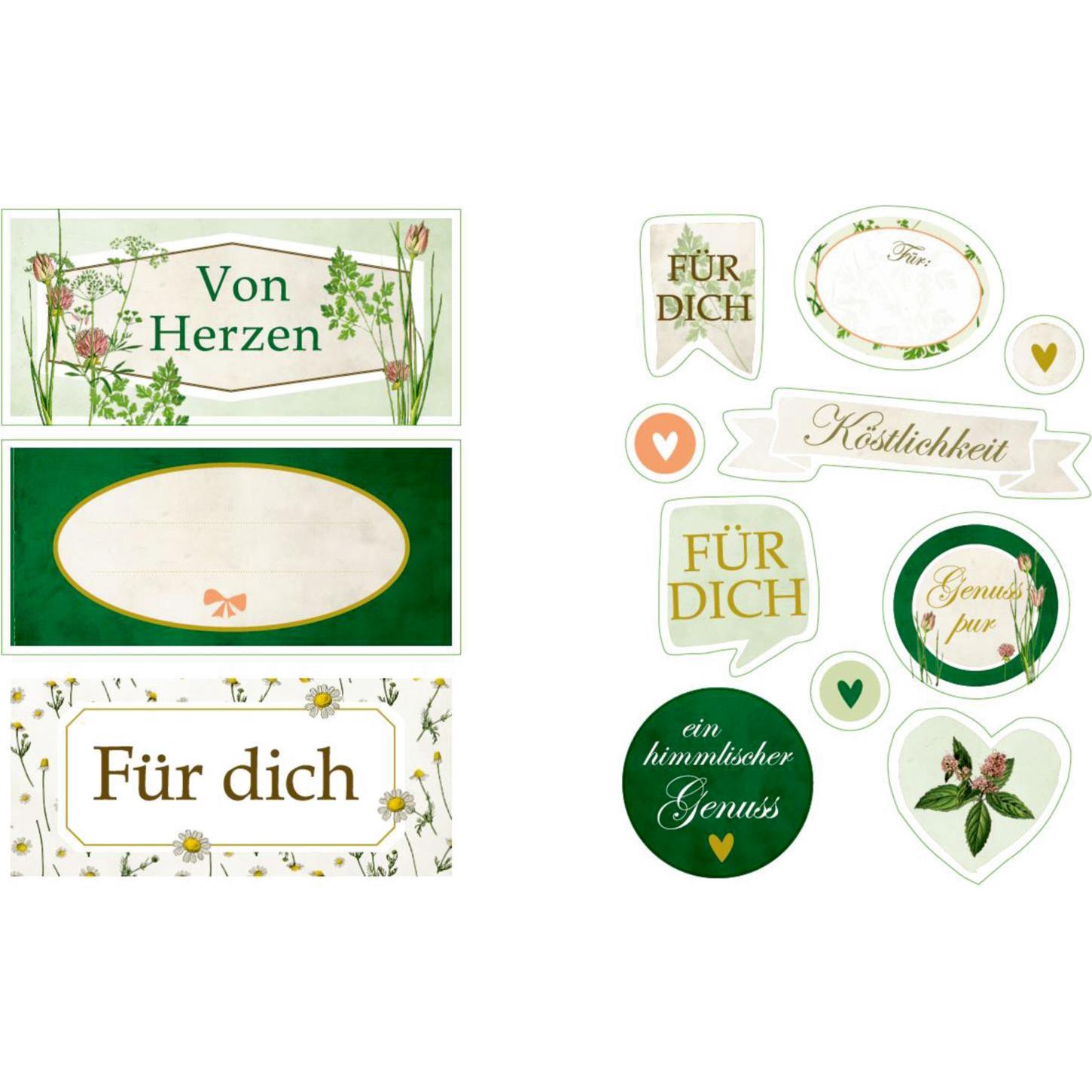 Hölker W., Sticker, Deko-Sticker - Wildkräuter