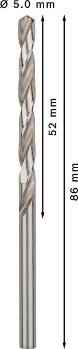 Produktbild Bosch Professional Zubehör Pro Metal HSS-G Spiralbohrer (5 mm)