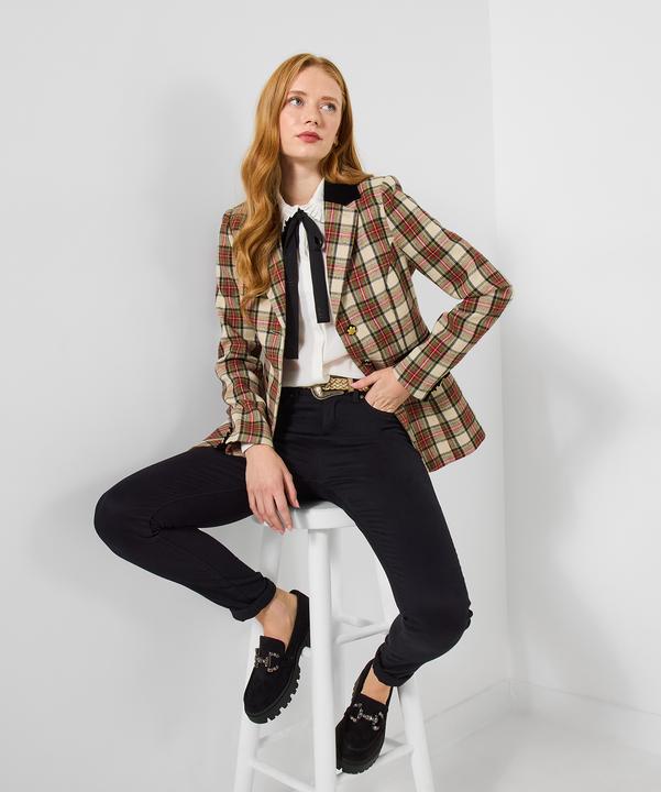 Immagine prodotto Joe Browns Velour Collar And Trim Check Jacket (40)