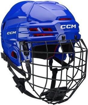 Actual product image CCM Tacks 70 JR hockey helmet with cage (Ena Velikost, red) (One size)