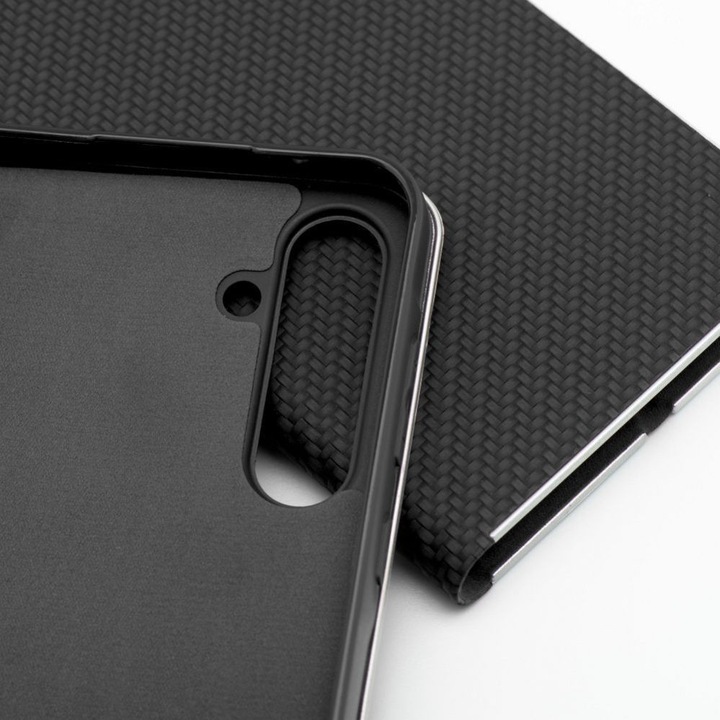 Produktbild OEM Book case LUNA Book Carbon for SAMSUNG S24 Plus black (Samsung Galaxy S24+)