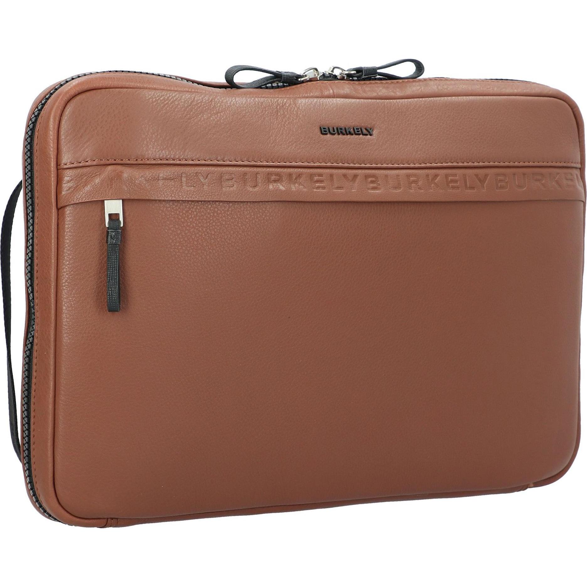 Thumbnail - Burkely Bold Bobby Laptoptasche RFID Leder 39 cm Laptopfach (15.35"), Notebooktasche, Braun