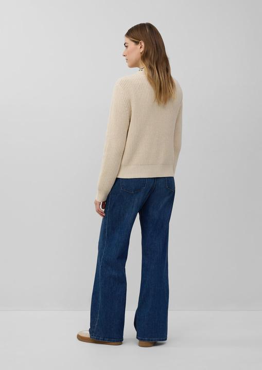 Produktbild s.Oliver Strickjacke Cardigan aus Baumwollmix in Ripp-Optik (44)