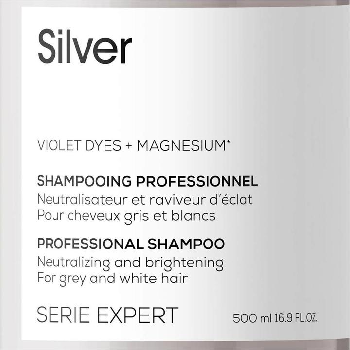 Produktbild L'Oréal Professionnel Serie Expert Silver (500 ml, Flüssiges Shampoo)