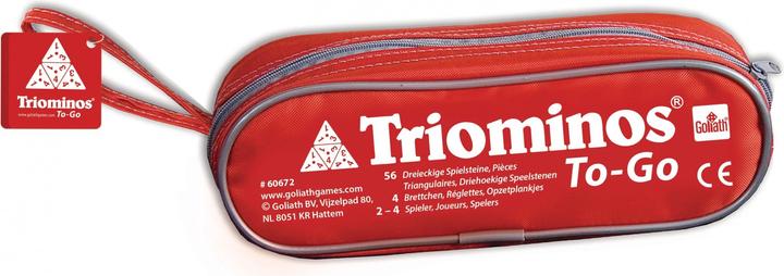 Productafbeelding Goliath Toys Triominos To Go '17 - Bordspel (Duits, Engels, Frans, Nederlands, Portugees)