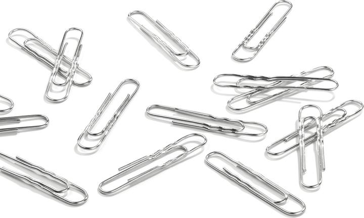 Produktbild Durable Büroklammer runde Form gewellt 50mm Metall silber 100 St./Pack. (100 x)