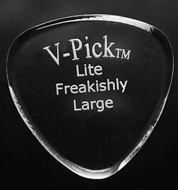 V-Picks Plettro V-Pick Freakishly Lrg Rounded Lite (1.50 mm)