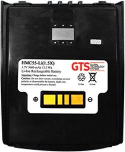 Actual product image Global Technology Systems Handheld battery (equivalent to: Motorola BTRY-MC55EAB02) (1 pcs., 3600 mAh)