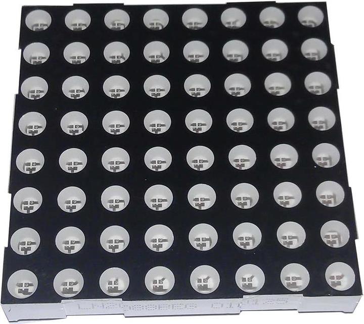 Actual product image OEM Ultra Bright LED Matrix 8x8 Dual Color (Red/Green) 6cm x 6cm