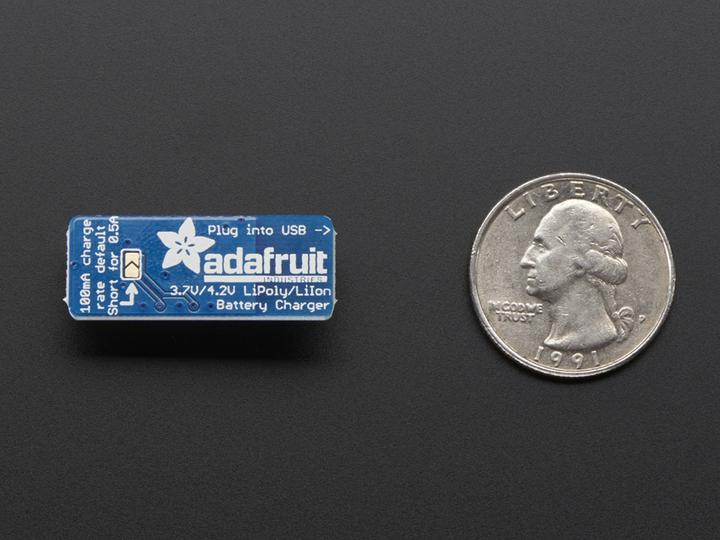 Image du produit Adafruit Micro Lipo Chargeur USB LiIon/LiPoly v1 (Divers)