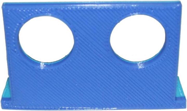 Actual product image Play-Zone ABS holder for HC-SR04 modules (Replicator) (Mounting bracket)