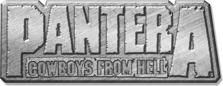 Actual product image Pantera Cowboys From Hell Badge