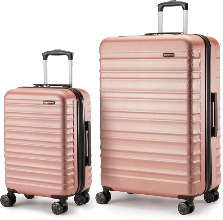 Amazon Basics Home Lifestyle Koffers. 2-delige set. roségoudkleurig (32 l)