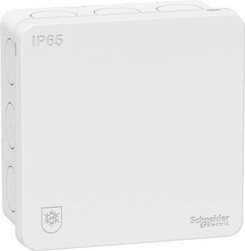 Image du produit Schneider Electric SCHNEIDER IP65 Mureva membrandåse hvid. Kan bruges i Koldt klima, ned til -25 °C. Halogenfri