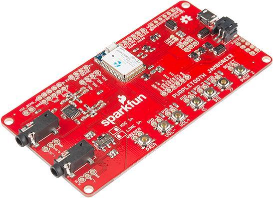 Actual product image SparkFun Purpletooth Jamboree BC127 Development Board