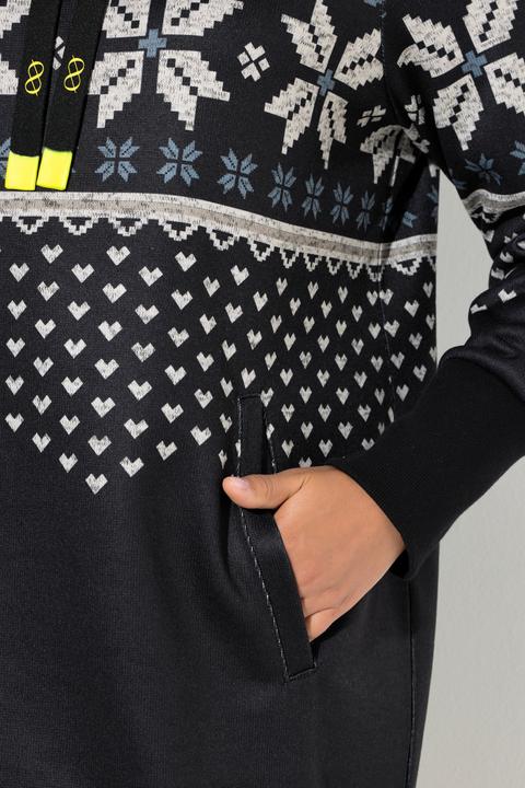 Immagine prodotto Laurasøn Abito in stile norvegese con maglia e pile, collo alto e maniche lunghe (44, 46)