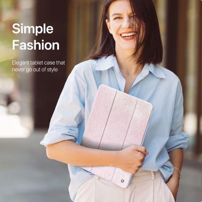Image du produit iPad Pro 11 (2024) - Ducis Unid Series, aufstellbares Flip-Etui, Pink (iPad Pro 11 2024 (5e génération))